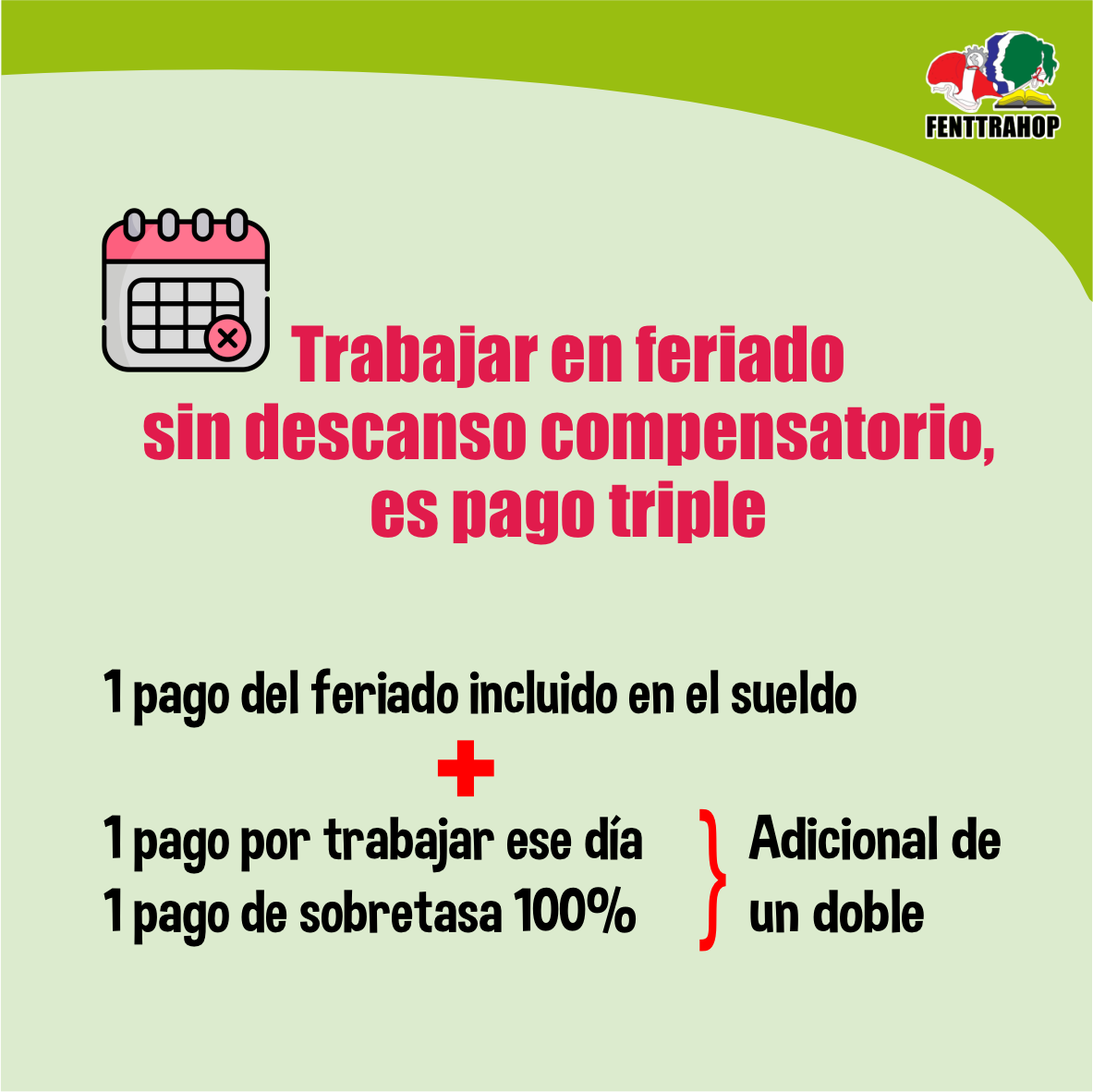 Trabajar En Feriado Pago Triple Cómo Calcularlo Federación