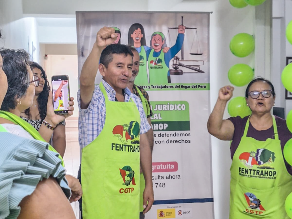 La CGTP manifiesta su respaldo a la FENTTRAHOP, señaló Gustavo Minaya.